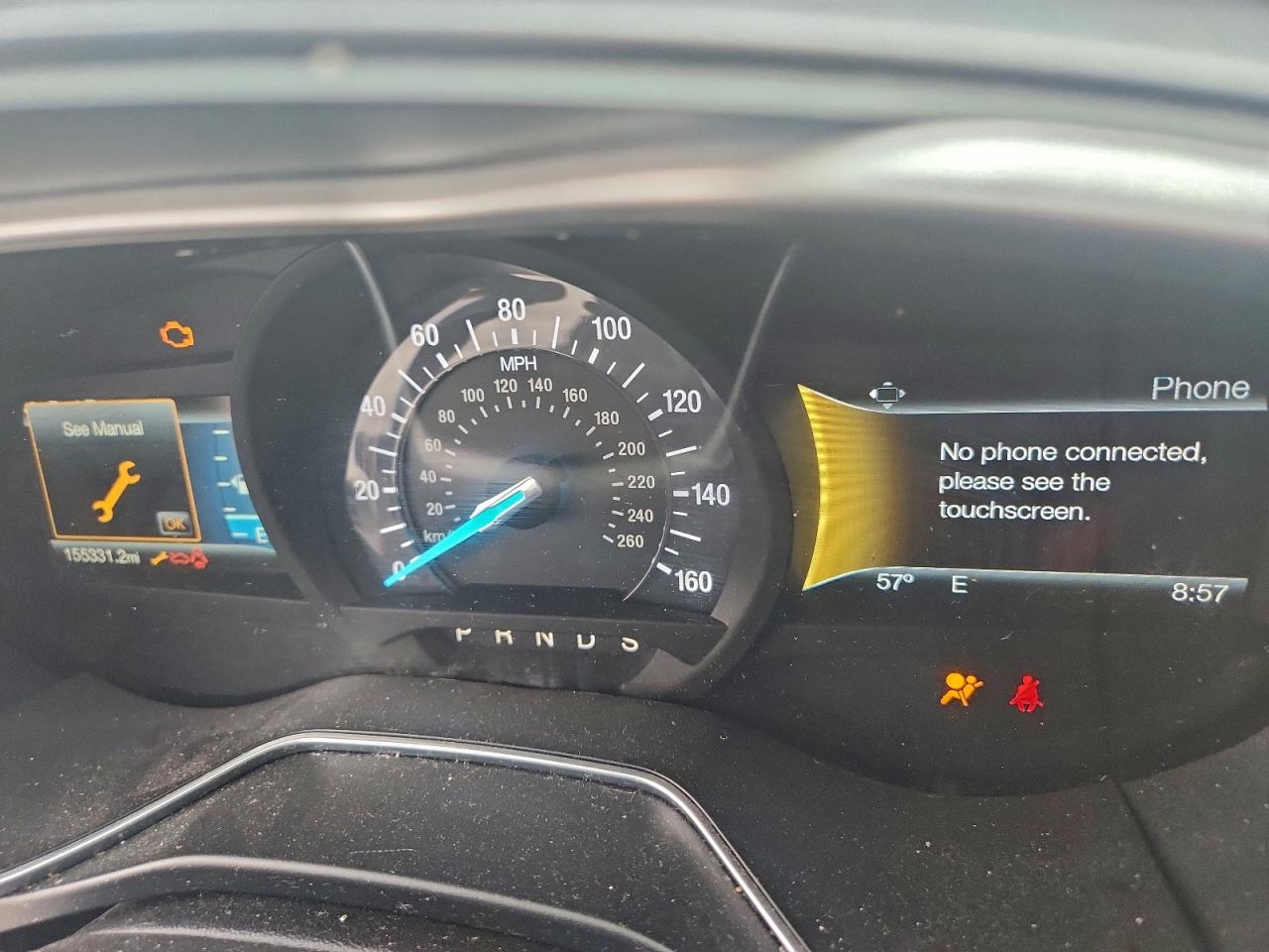 2015 Ford Fusion Titanium VIN: 3FA6P0K91FR302946 Lot: 94476625