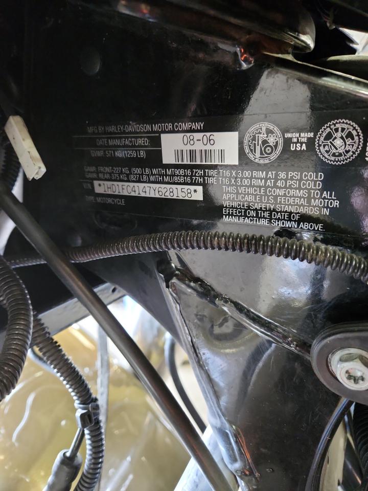 2007 Harley-Davidson Flhtcui VIN: 1HD1FC4147Y628158 Lot: 90752295