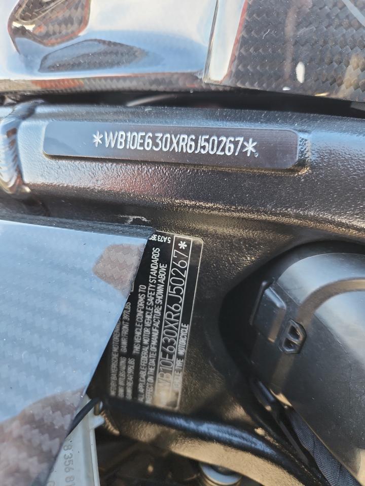 2024 BMW S 1000 Rr VIN: WB10E630XR6J50267 Lot: 91602405