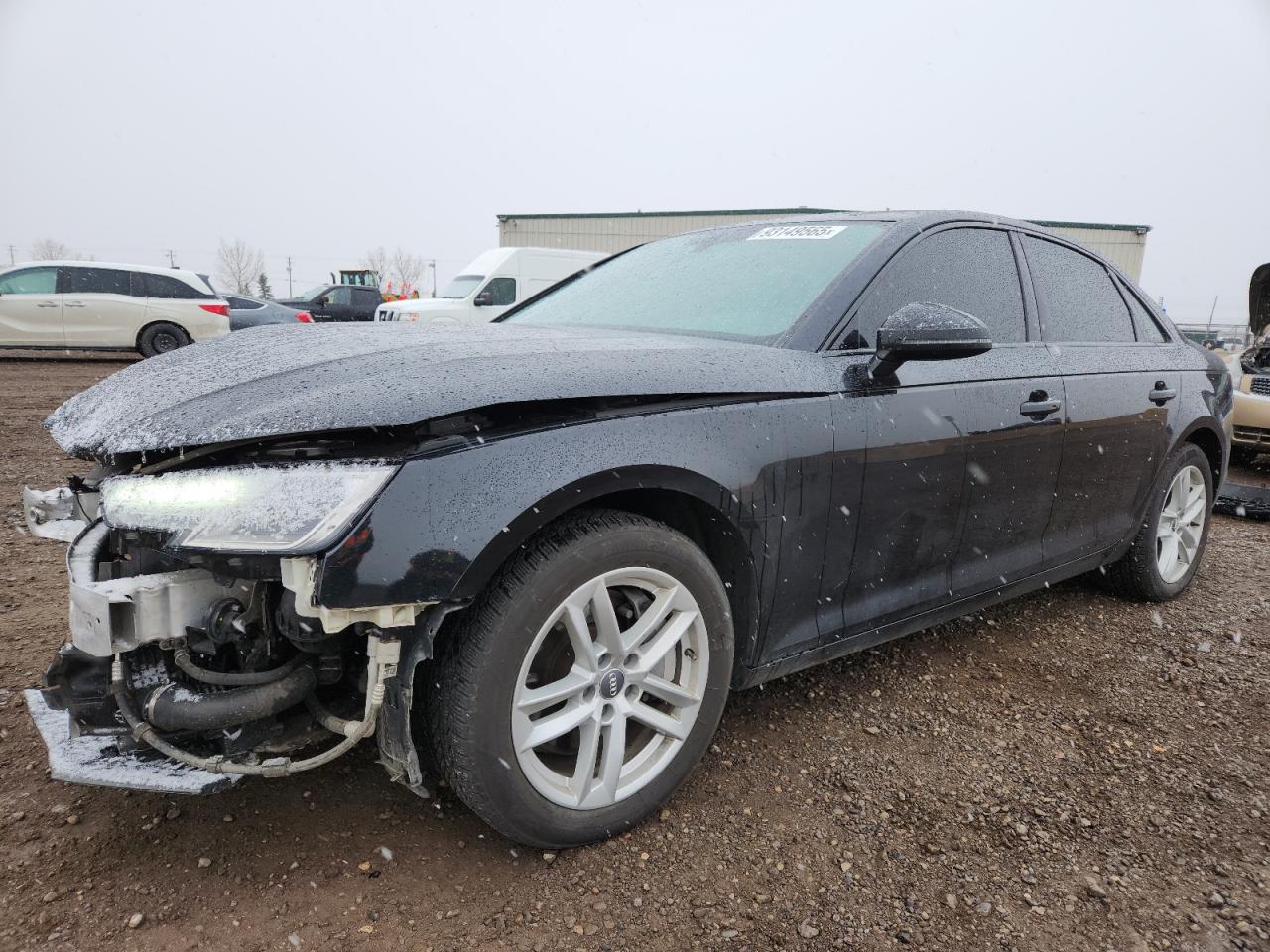 2017 Audi A4 Premium black sedan 4d gas WAUANAF4XHN043665 photo #1