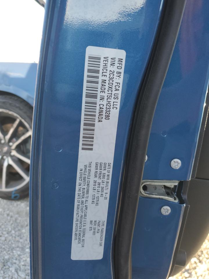 2020 Dodge Charger R/T VIN: 2C3CDXCT5LH233280 Lot: 93635915