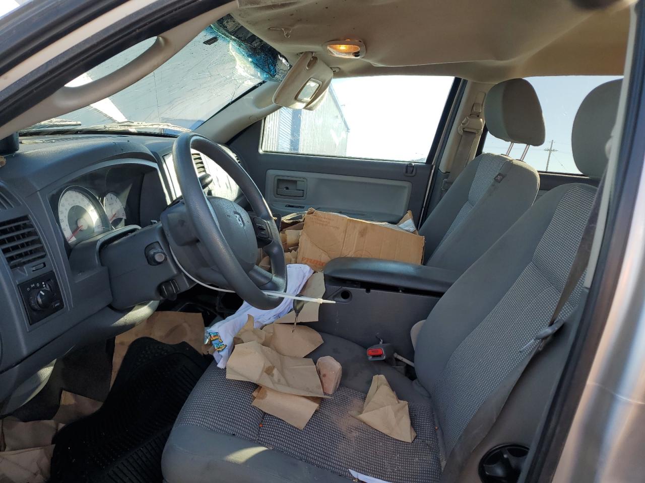 2007 Dodge Dakota Quad VIN: 1D7HE28KX7S256012 Lot: 91893145