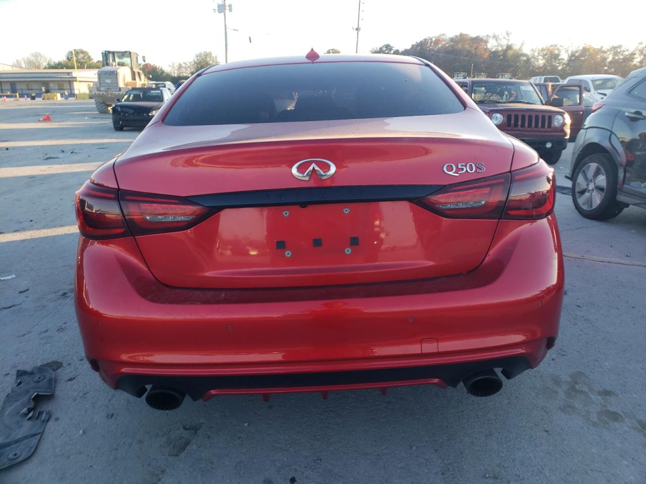 2021 Infiniti Q50 Red Sport 400 VIN: JN1FV7DPXMM850795 Lot: 91650105