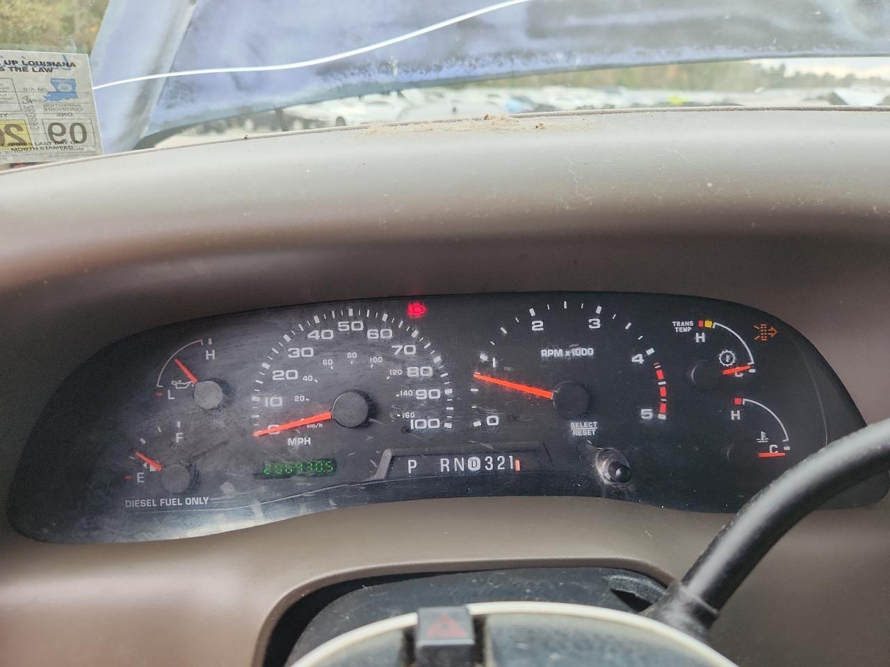 2003 Ford F250 Super Duty VIN: 1FTNW21P13EC23196 Lot: 93201685