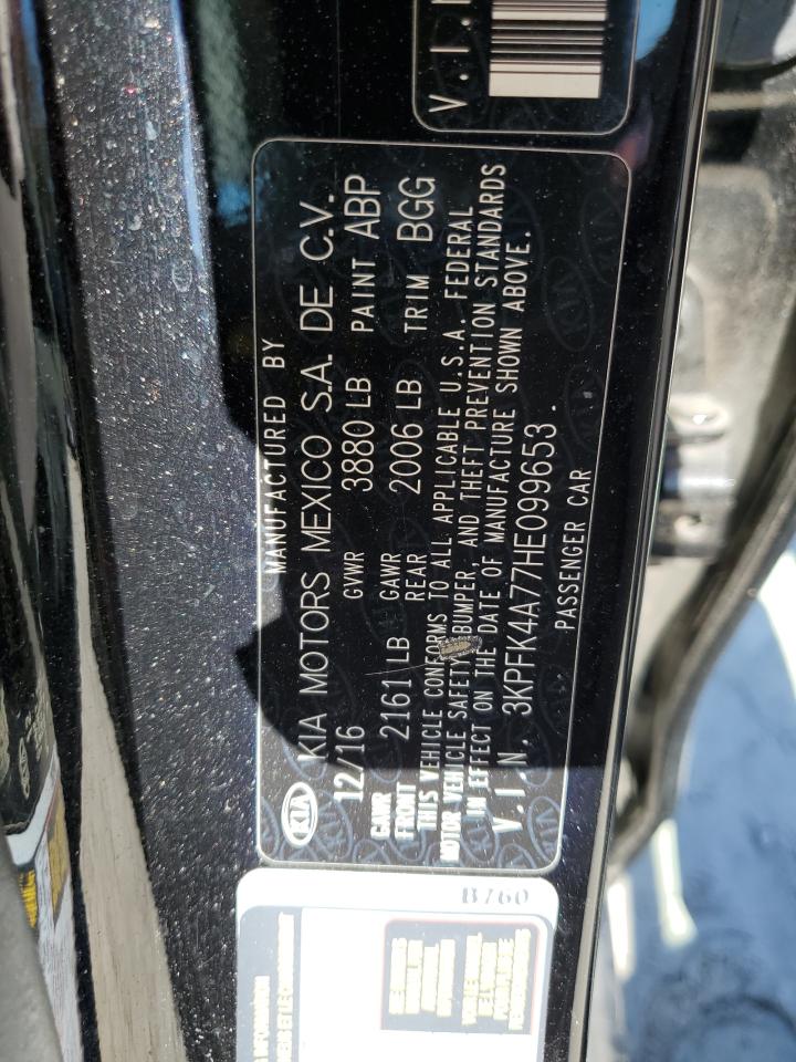 2017 Kia Forte Lx VIN: 3KPFK4A77HE099653 Lot: 93116555