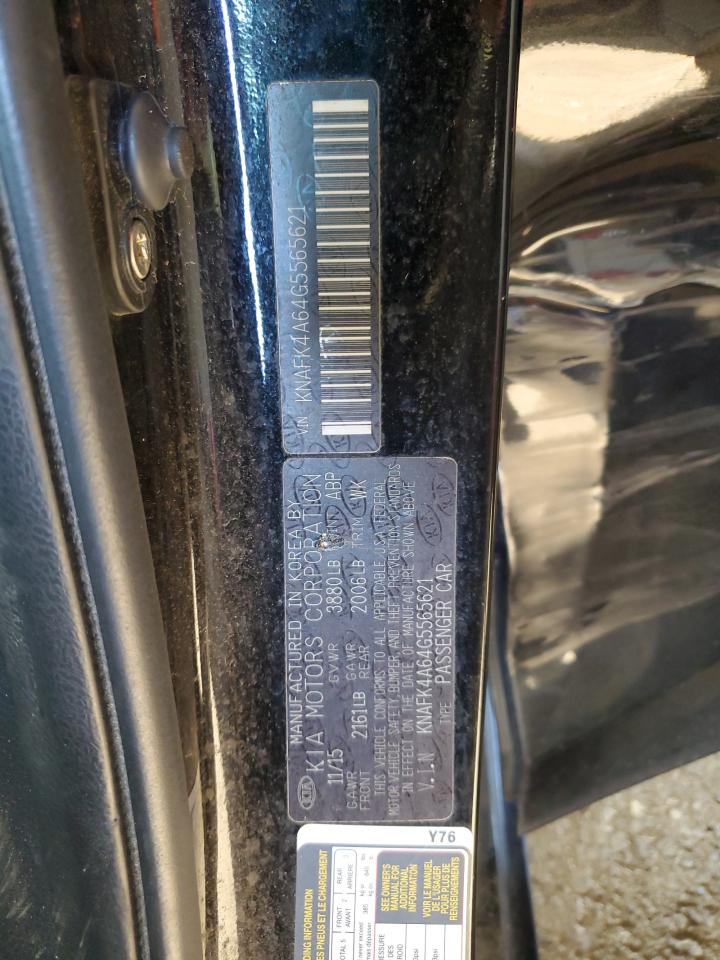 2016 Kia Forte Lx VIN: KNAFK4A64G5565621 Lot: 91680725