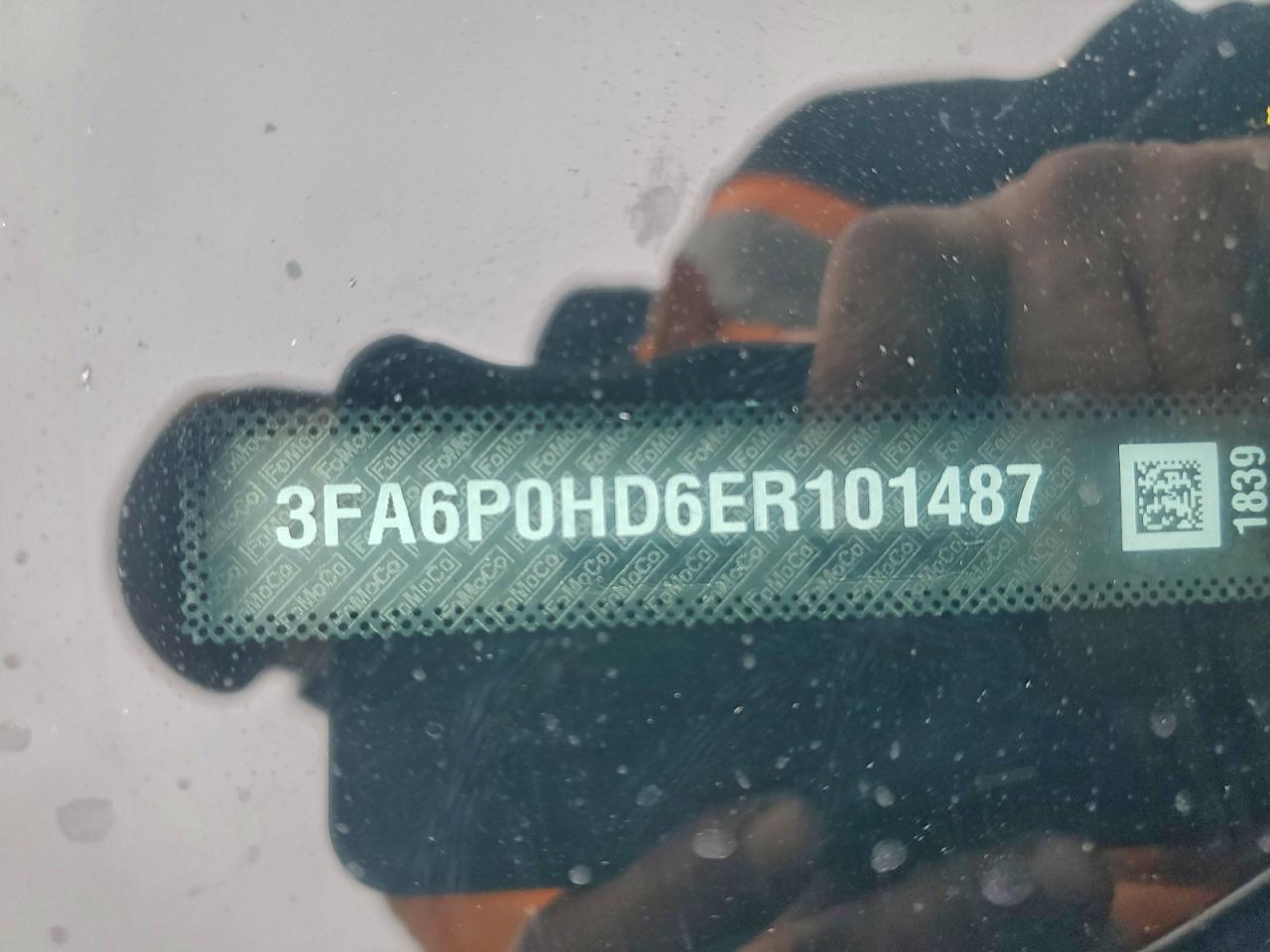 2014 Ford Fusion Se VIN: 3FA6P0HD6ER101487 Lot: 93458565