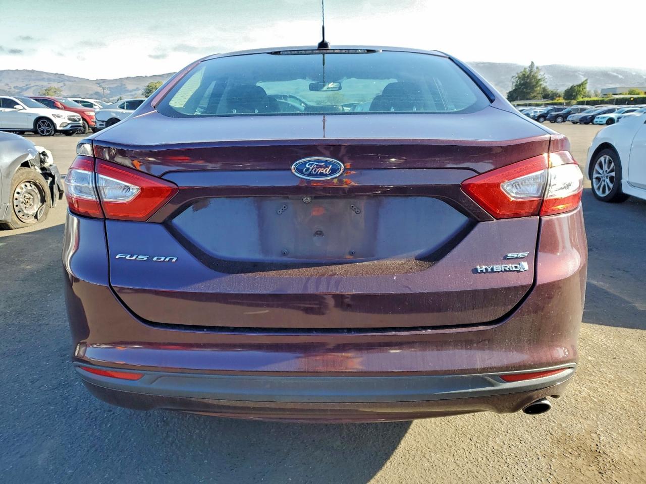 2013 Ford Fusion Se Hybrid VIN: 3FA6P0LU3DR371671 Lot: 92226645