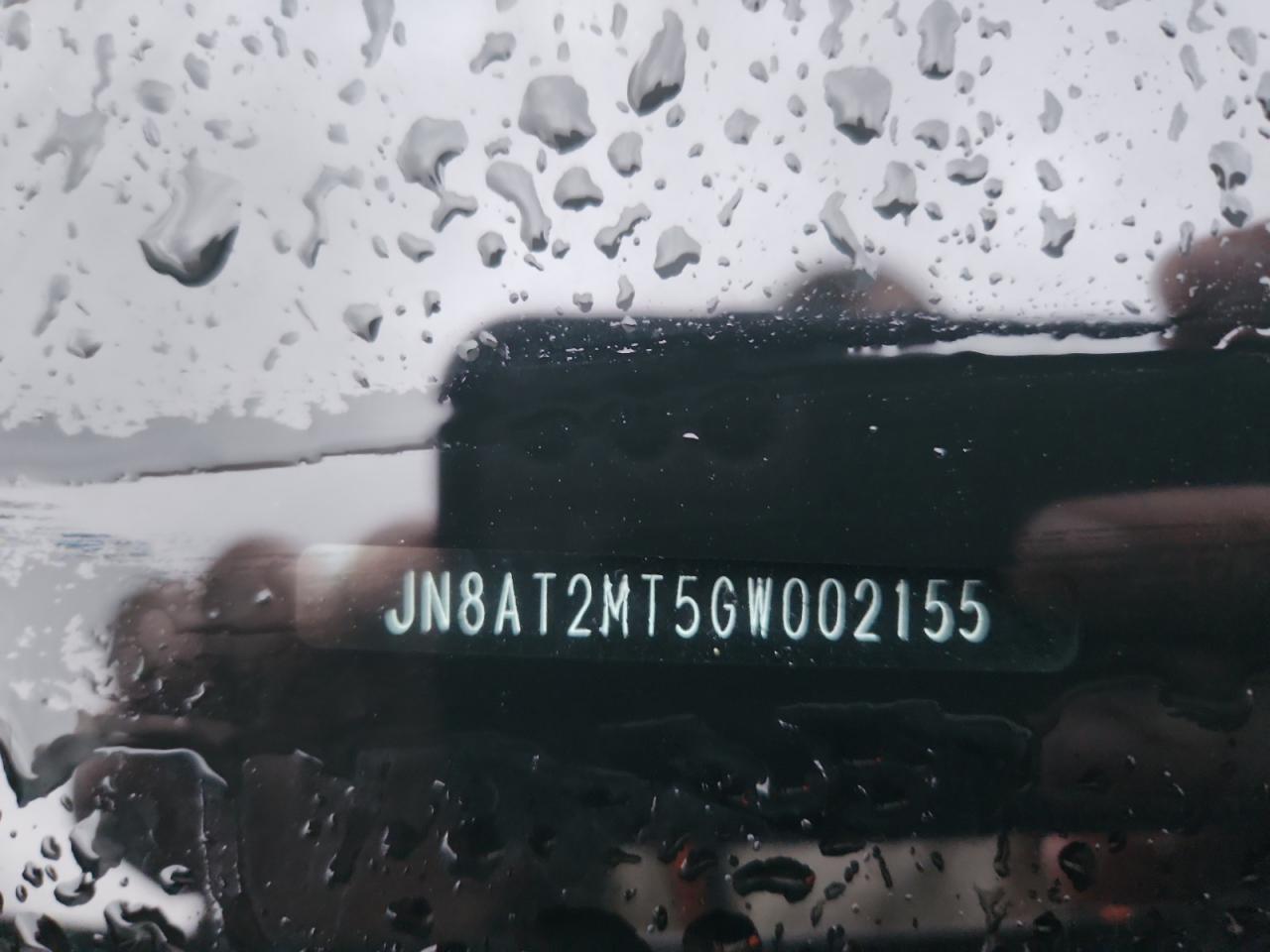 2016 Nissan Rogue S VIN: JN8AT2MT5GW002155 Lot: 93692175