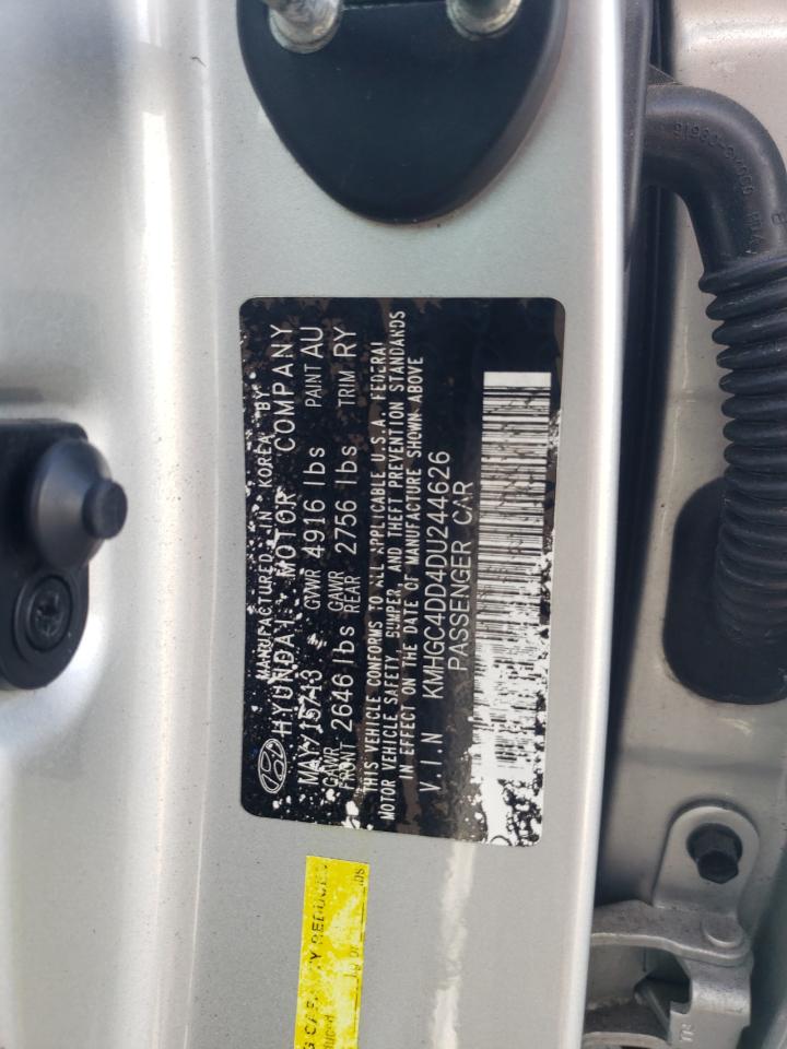 2013 Hyundai Genesis 3.8L VIN: KMHGC4DD4DU244626 Lot: 91504995