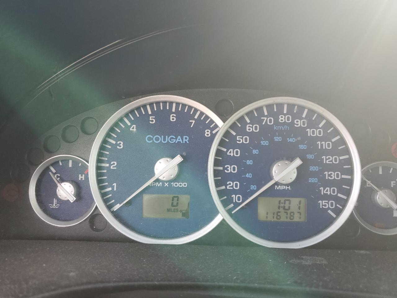 2001 Mercury Cougar V6 VIN: 1ZWFT61L515621907 Lot: 92862875