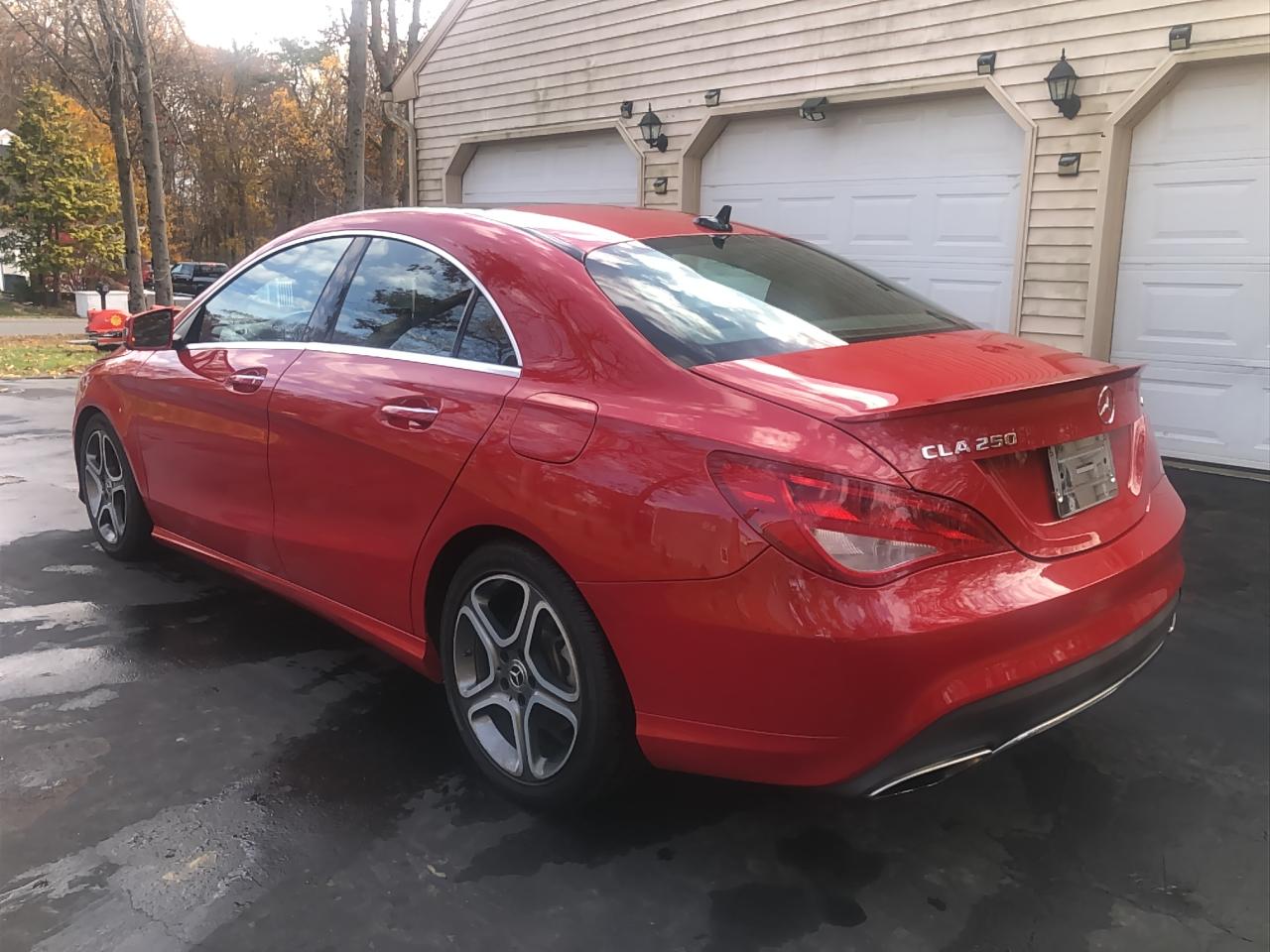 2018 Mercedes-Benz Cla 250 4Matic red null gas WDDSJ4GB7JN540444 photo #4
