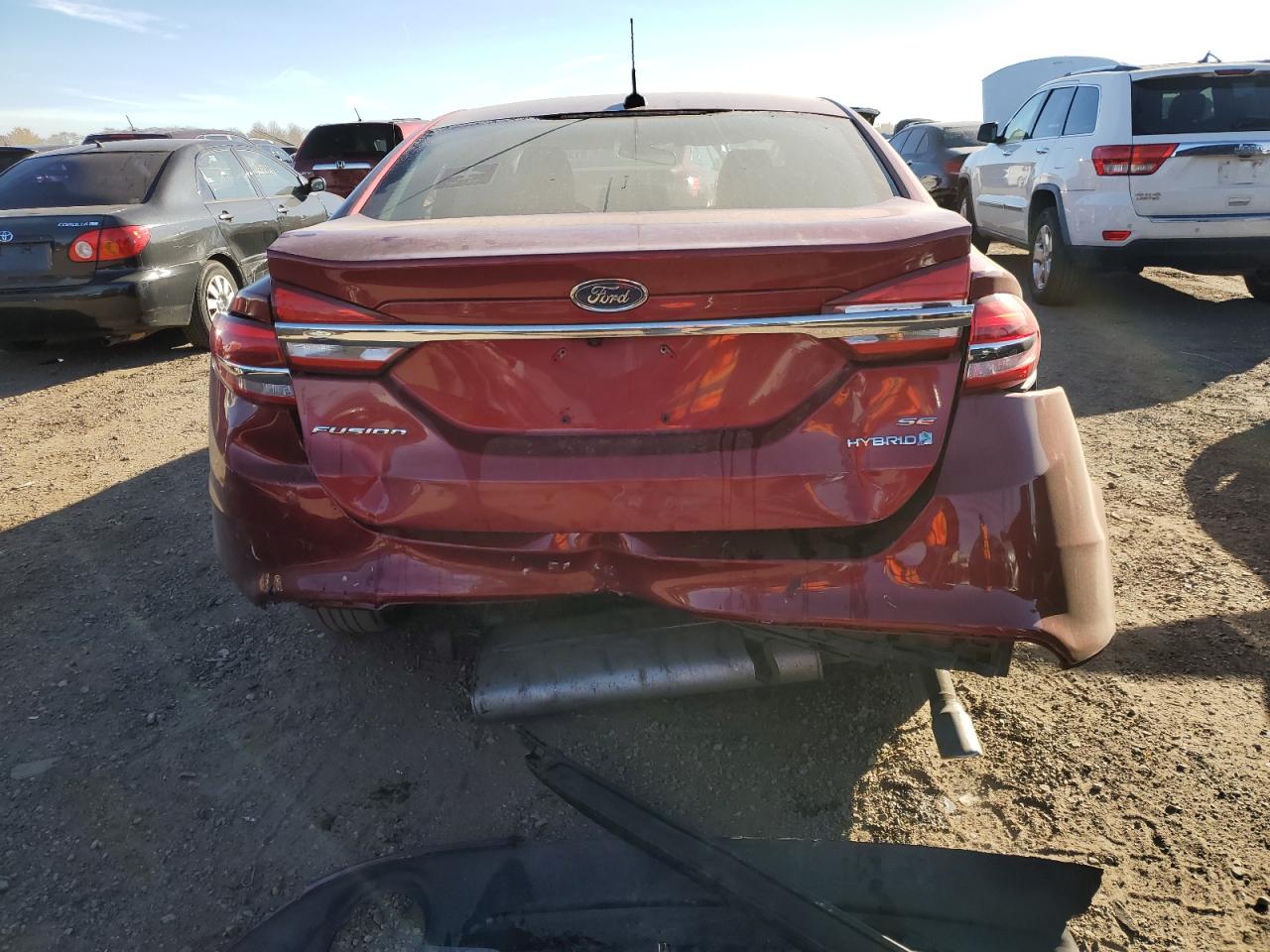 2018 Ford Fusion Se Hybrid VIN: 3FA6P0LUXJR208589 Lot: 91306635