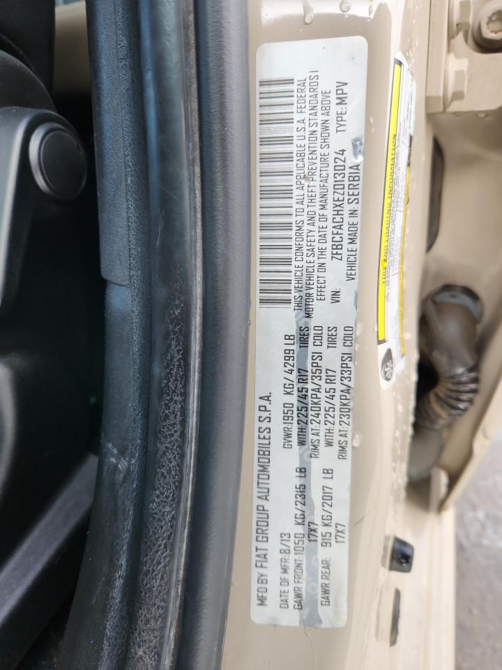 2014 Fiat 500L Lounge VIN: ZFBCFACHXEZ013024 Lot: 91590615