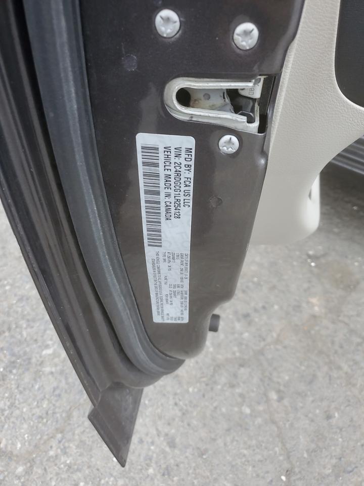 2020 Dodge Grand Caravan Sxt VIN: 2C4RDGCG1LR254128 Lot: 91040935