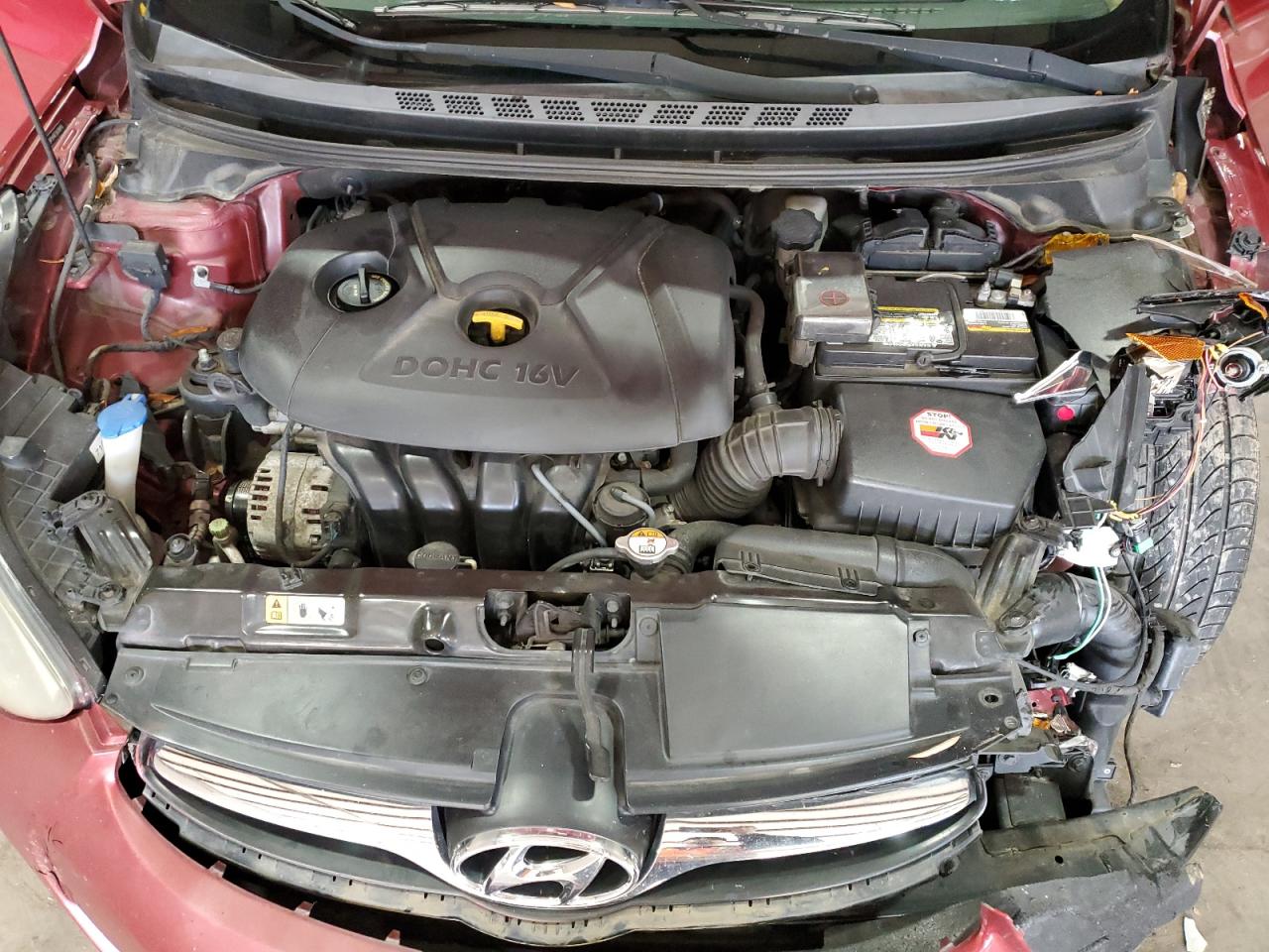 2013 Hyundai Elantra Gls VIN: 5NPDH4AE5DH389190 Lot: 93720635