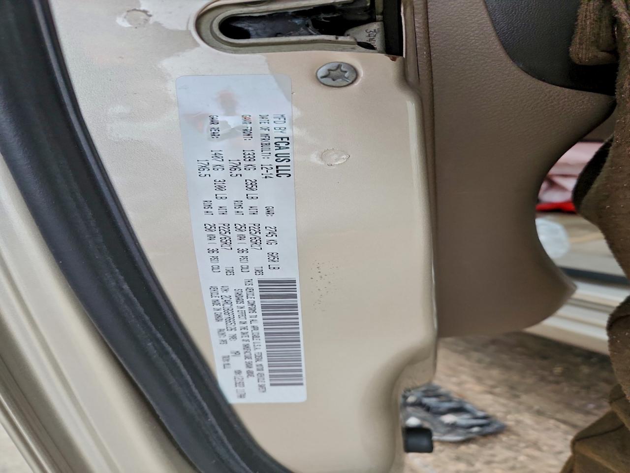 2015 Chrysler Town & Country Touring VIN: 2C4RC1BG6FR665126 Lot: 94474715