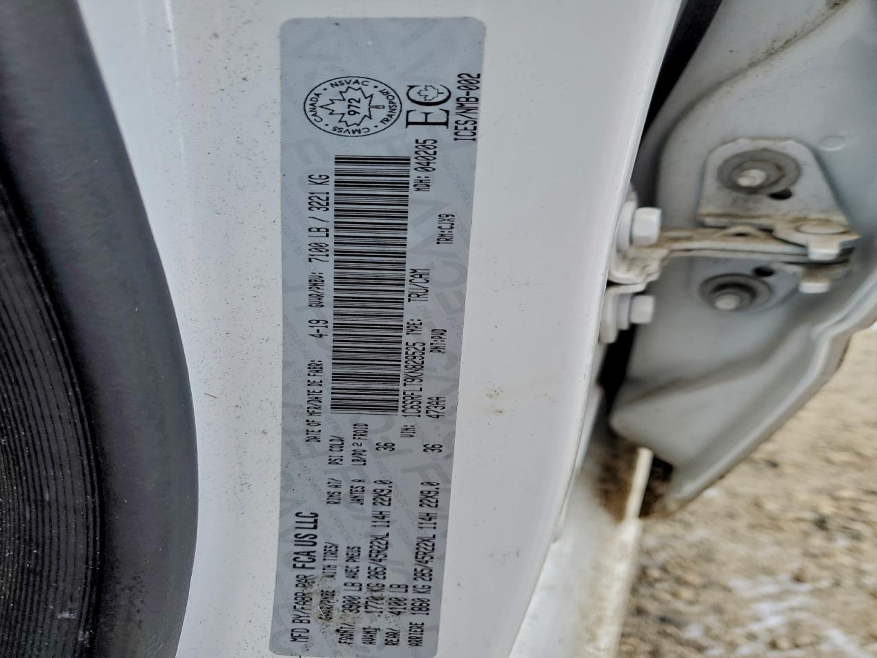 2019 Ram 1500 Rebel VIN: 1C6SRFLT9KN829525 Lot: 93915645