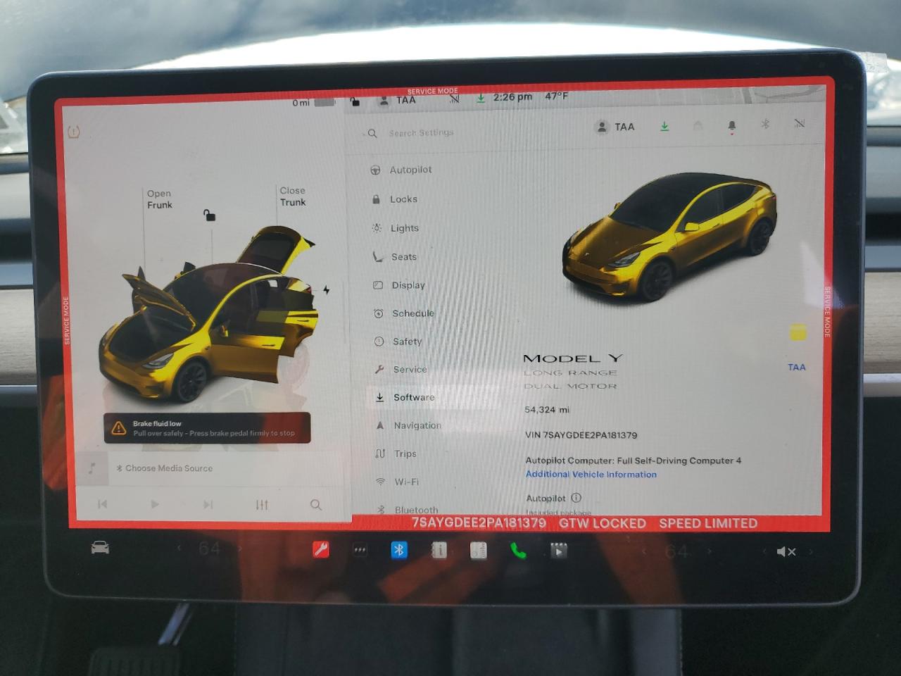 2023 Tesla Model Y VIN: 7SAYGDEE2PA181379 Lot: 92994245