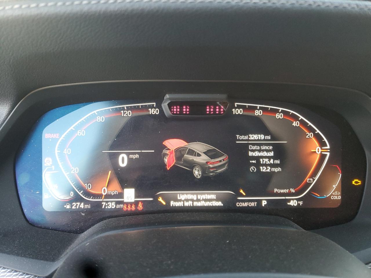 2022 BMW X6 xDrive40I VIN: 5UXCY6C07N9L72635 Lot: 92693915