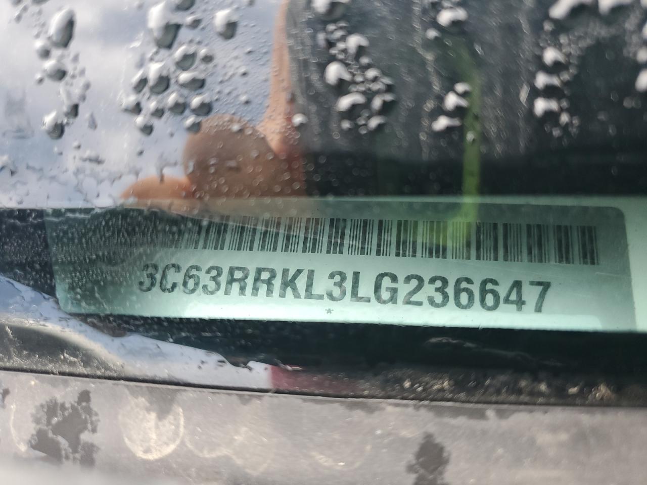 2020 Ram 3500 Longhorn VIN: 3C63RRKL3LG236647 Lot: 91327785