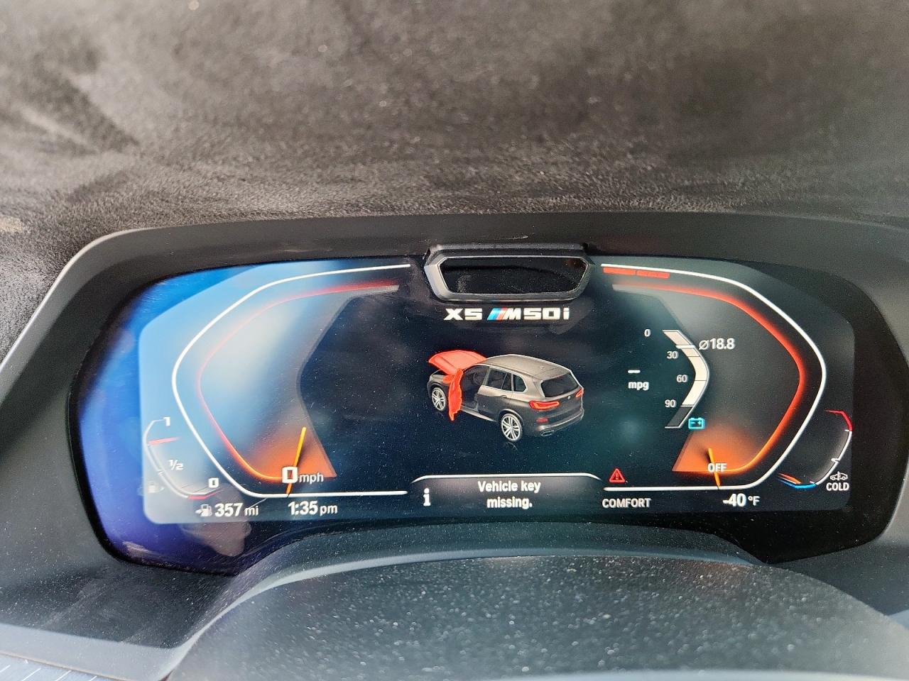 2021 BMW X5 M50I VIN: 5UXJU4C07M9F60760 Lot: 93208695