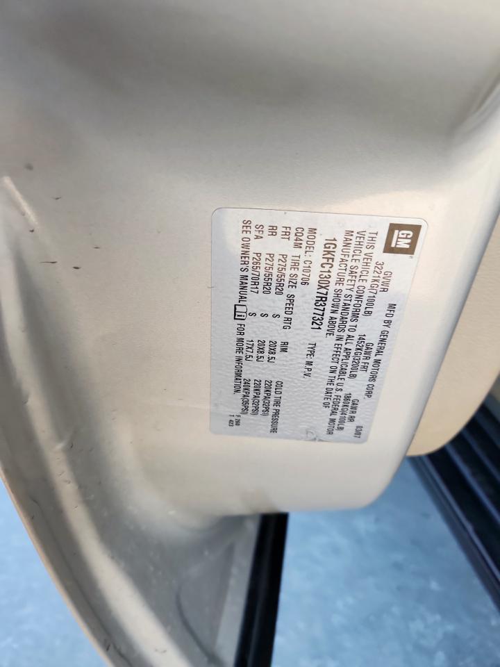 2007 GMC Yukon VIN: 1GKFC130X7R377321 Lot: 92524675