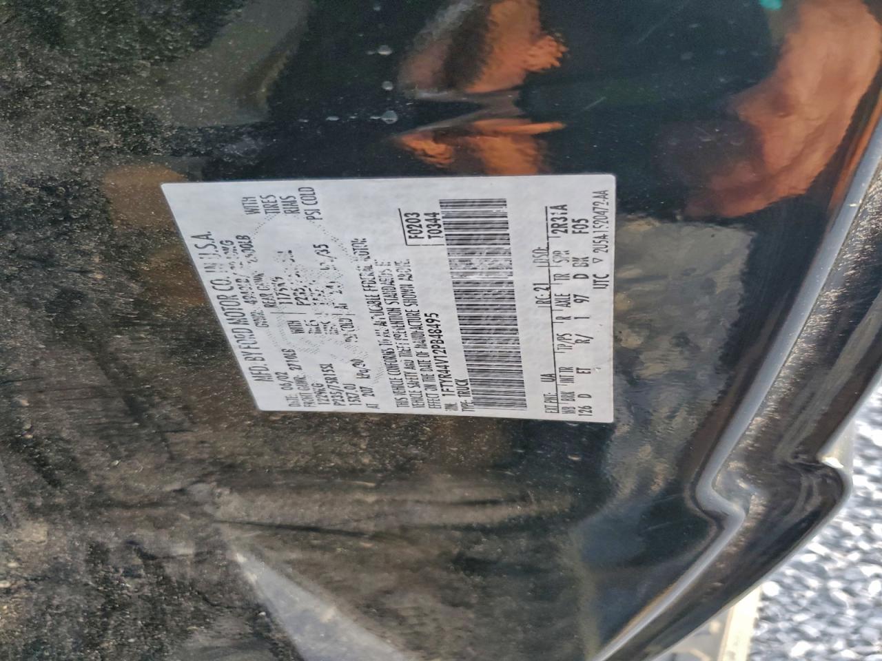 2002 Ford Ranger Super Cab VIN: 1FTYR44V12PB48495 Lot: 94474255