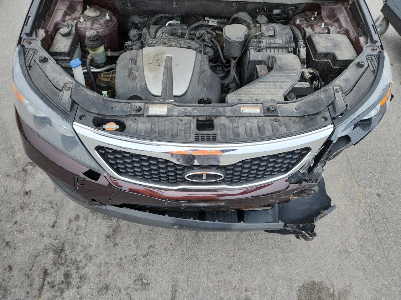 2013 Kia Sorento Lx VIN: 5XYKTDA21DG318975 Lot: 92254815