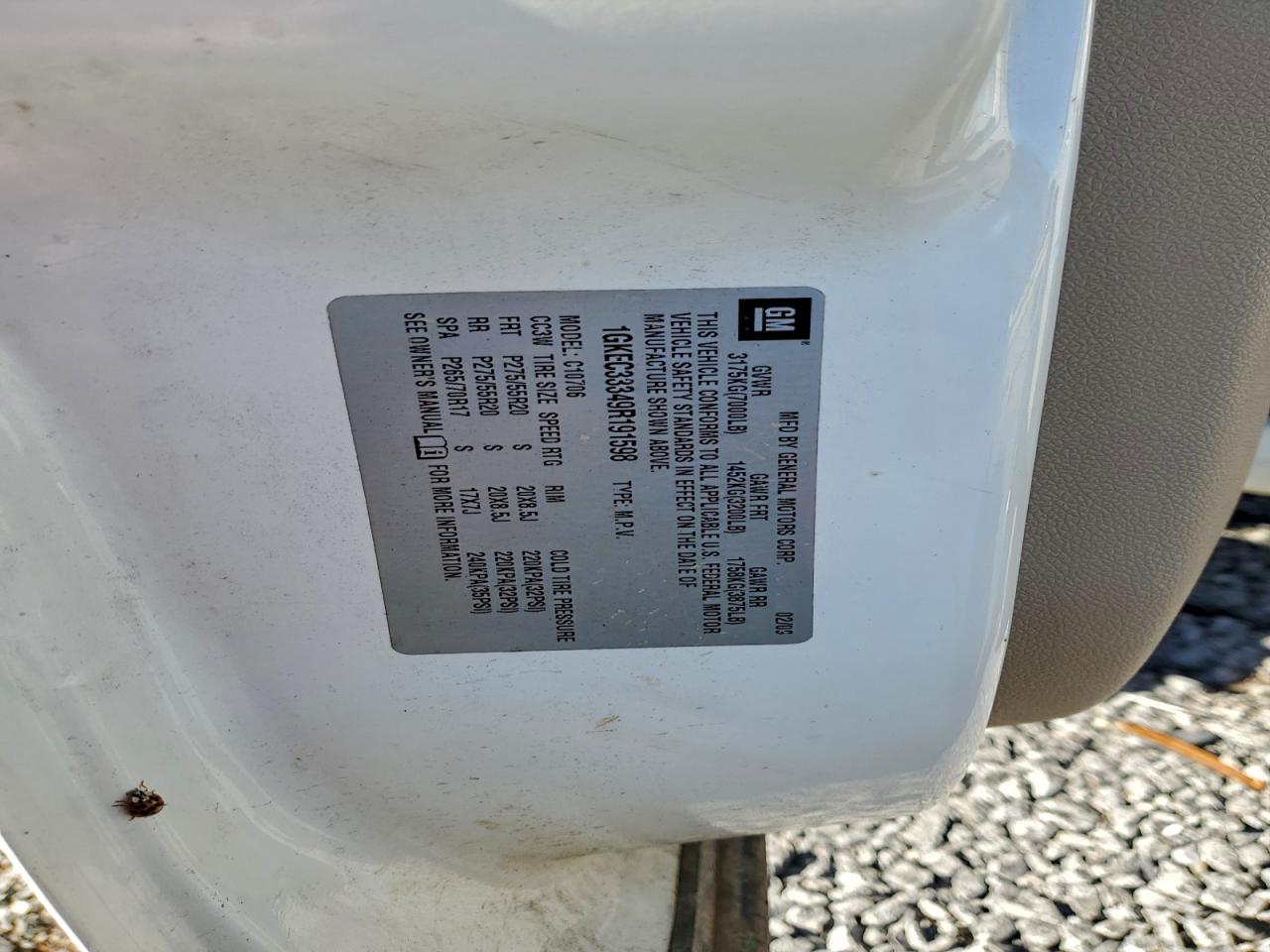 2009 GMC Yukon Slt VIN: 1GKEC33349R191598 Lot: 94244275