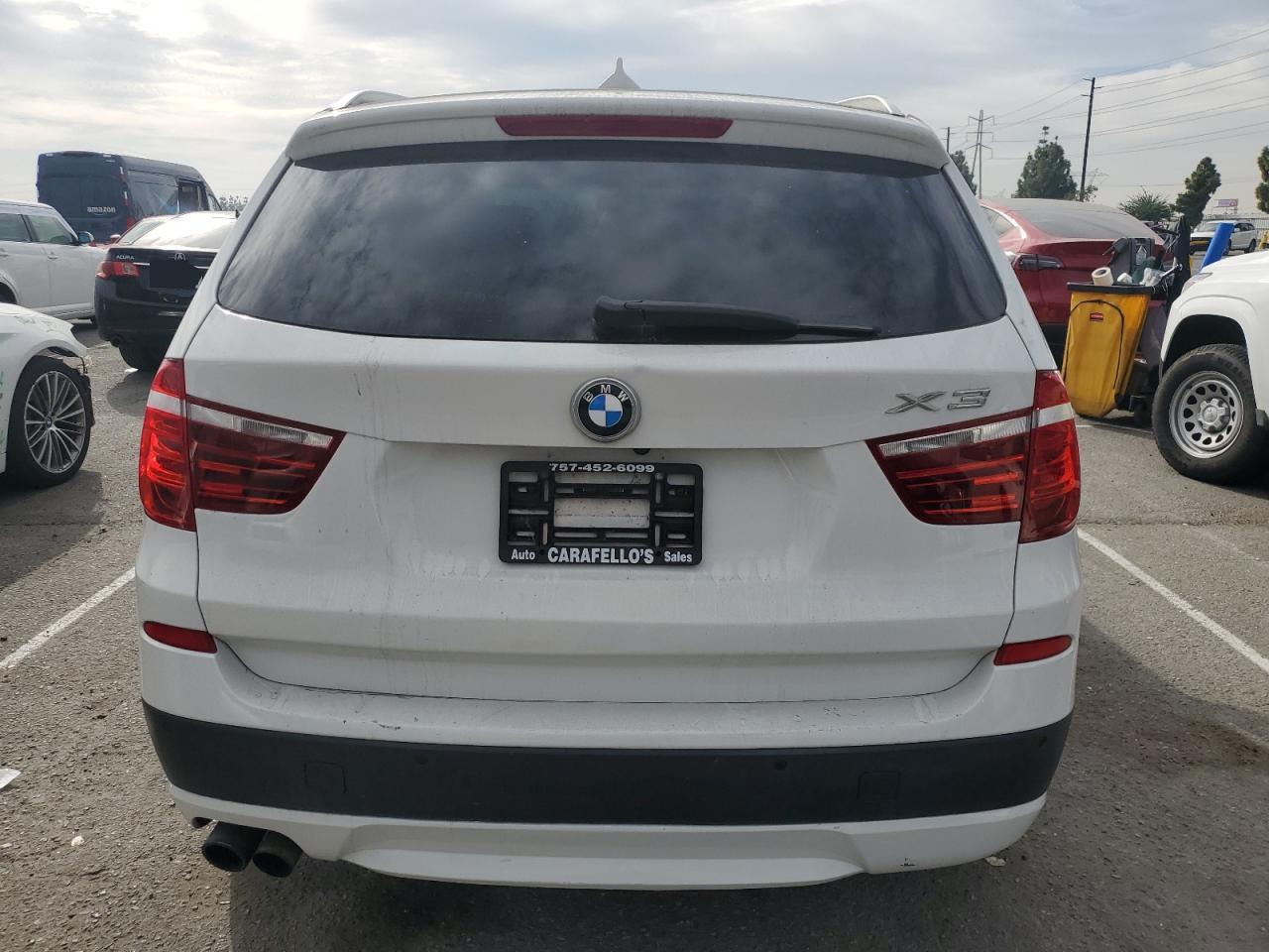 2013 BMW X3 xDrive28I VIN: 5UXWX9C54D0A22866 Lot: 92265995