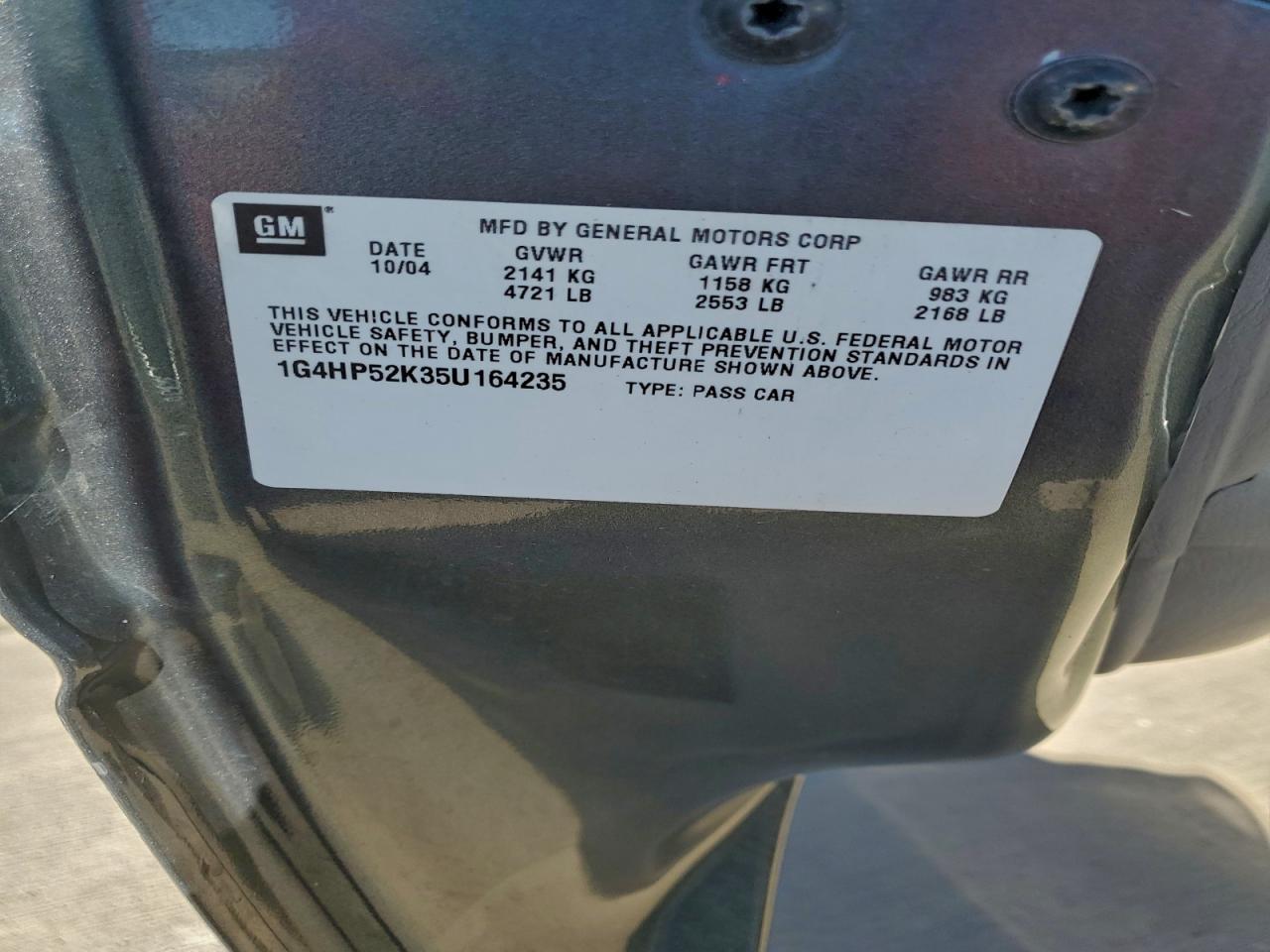 2005 Buick Lesabre Custom VIN: 1G4HP52K35U164235 Lot: 91441265