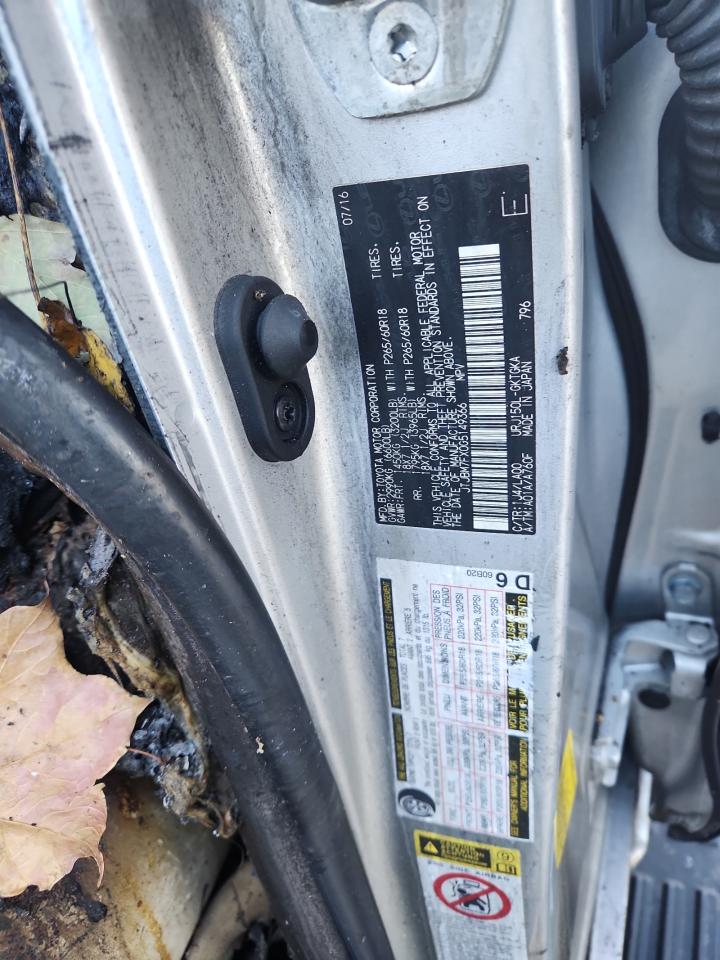 2016 Lexus Gx 460 VIN: JTJBM7FX0G5149366 Lot: 91486755