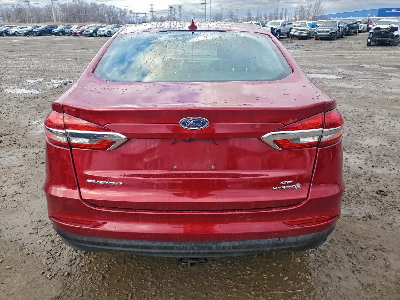 2019 Ford Fusion Se VIN: 3FA6P0LU9KR169186 Lot: 94687085