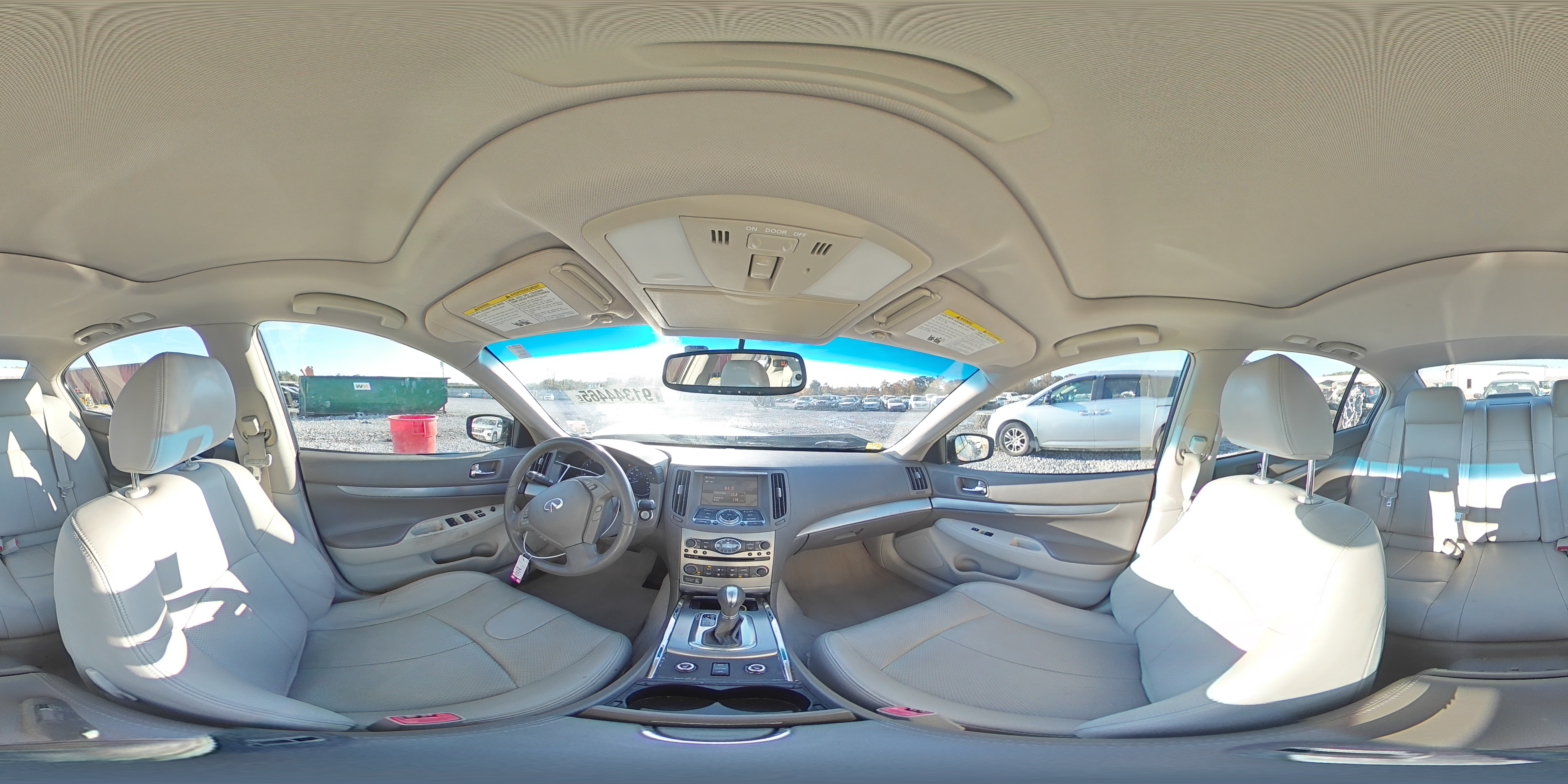 2012 Infiniti G25 VIN: JN1DV6AR5CM860303 Lot: 91344465