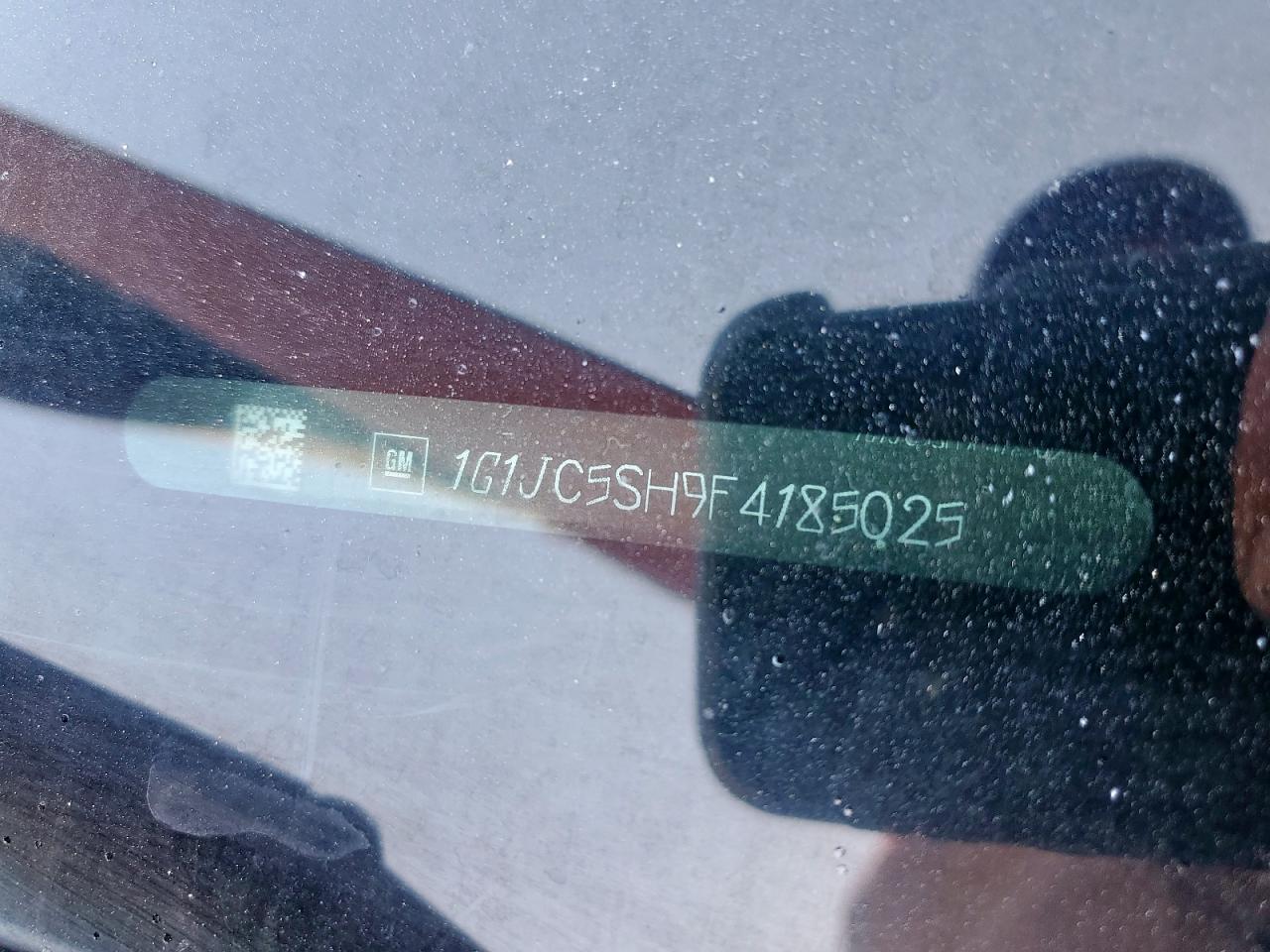 2015 Chevrolet Sonic Lt VIN: 1G1JC5SH9F4185025 Lot: 92511255