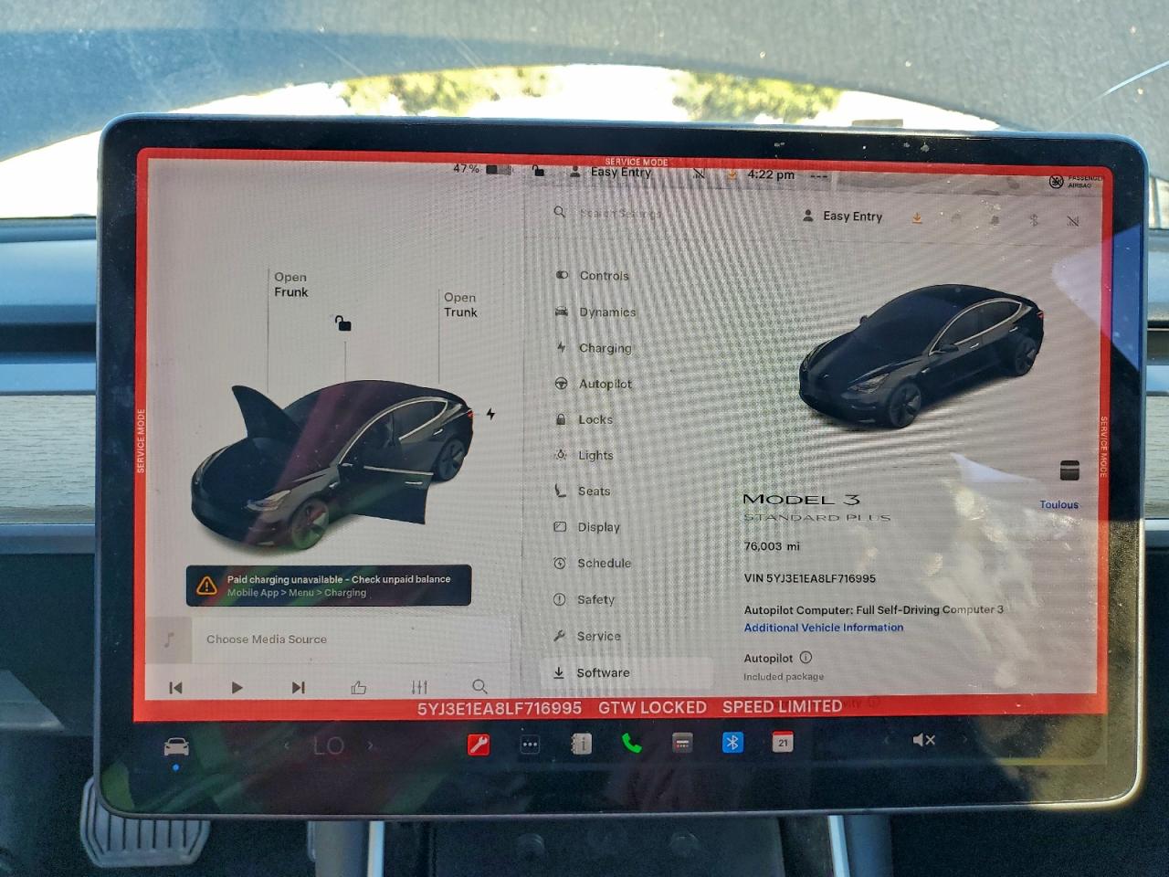 2020 Tesla Model 3 VIN: 5YJ3E1EA8LF716995 Lot: 94062365