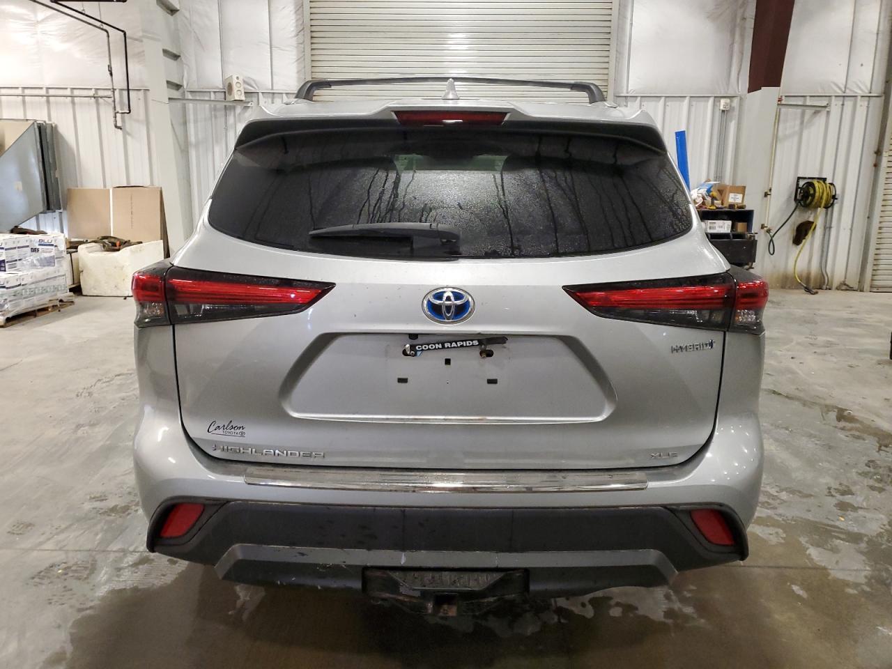 2021 Toyota Highlander Hybrid Xle VIN: 5TDGBRCH1MS535775 Lot: 92788625