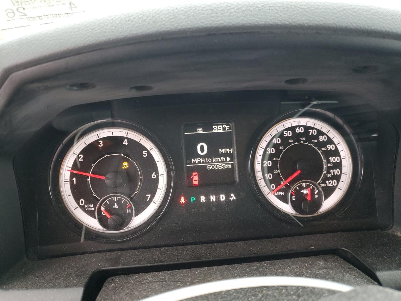 2019 Ram 1500 Classic Tradesman VIN: 1C6RR7FG1KS503870 Lot: 93262695