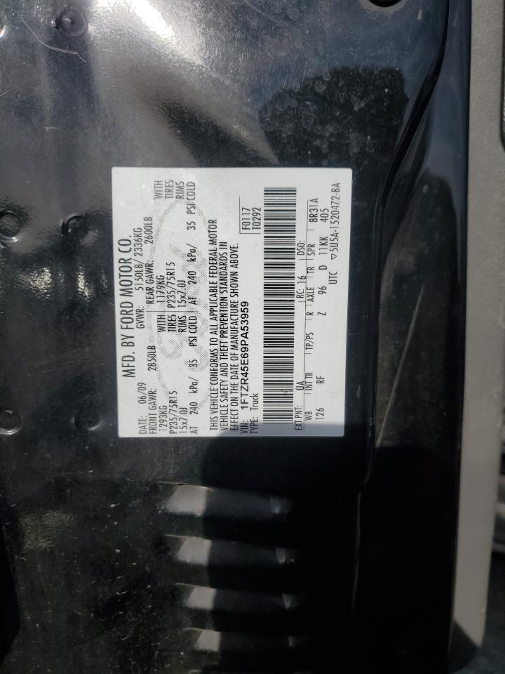 2009 Ford Ranger Super Cab VIN: 1FTZR45E69PA53959 Lot: 91963365