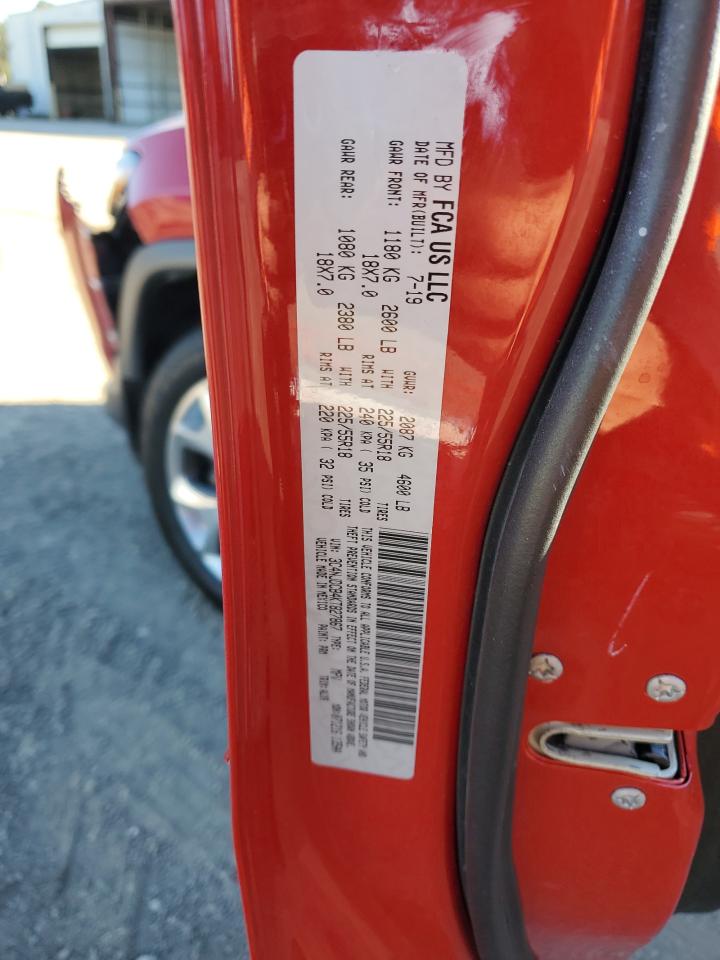 2019 Jeep Compass Limited VIN: 3C4NJDCB4KT827867 Lot: 92472015