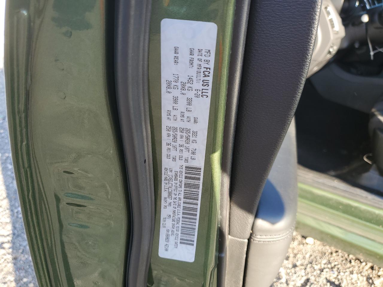 2020 Dodge Durango R/T VIN: 1C4SDJCTXLC380637 Lot: 91360865