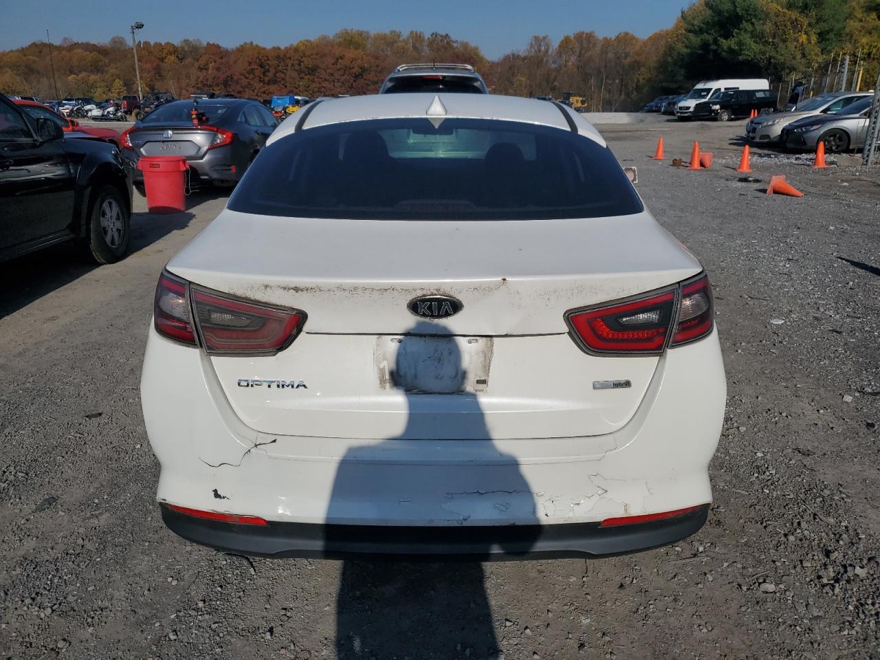 2014 Kia Optima Hybrid VIN: KNAGM4AD9E5076156 Lot: 91213765