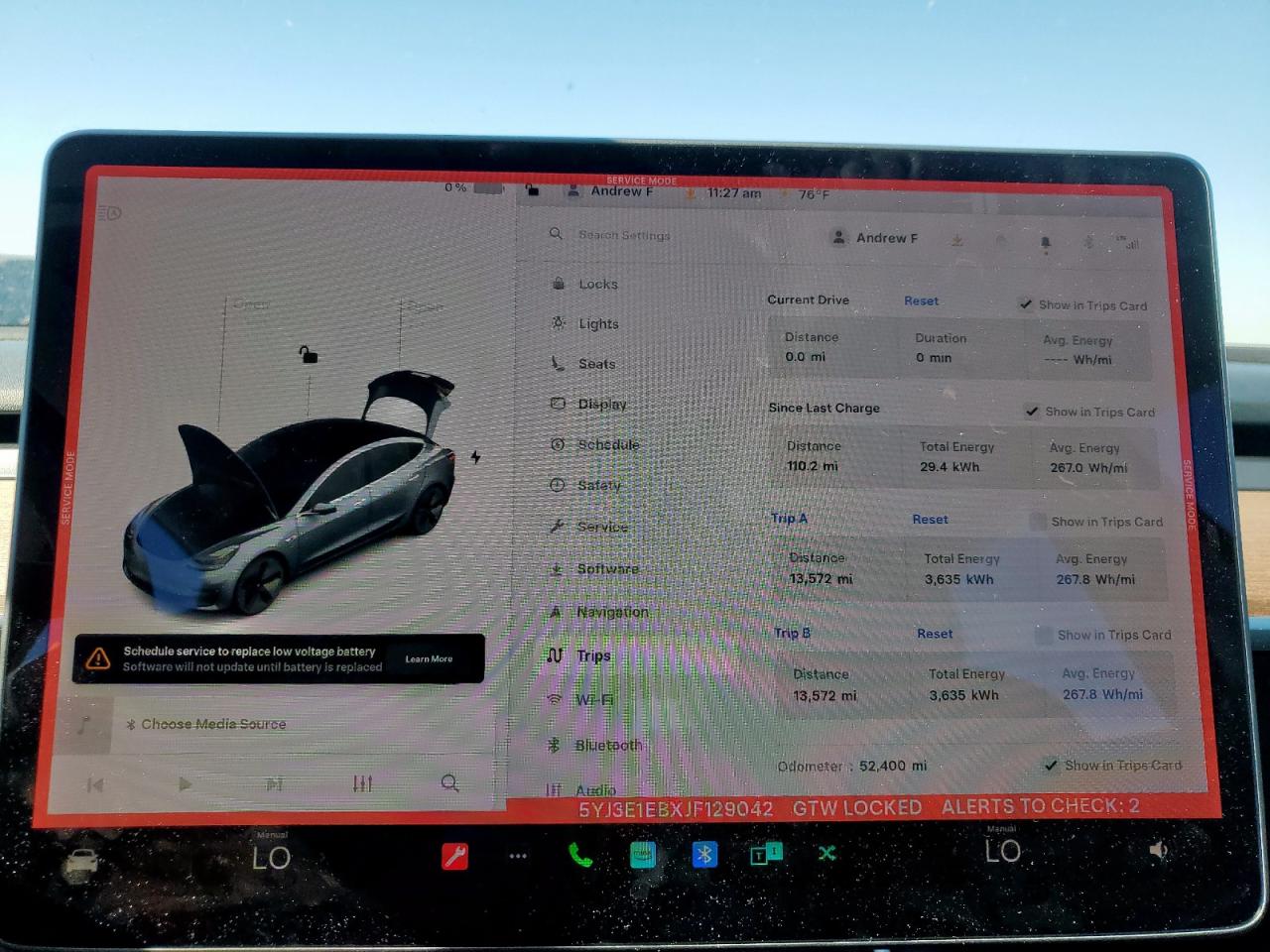 2018 Tesla Model 3 VIN: 5YJ3E1EBXJF129042 Lot: 91327865