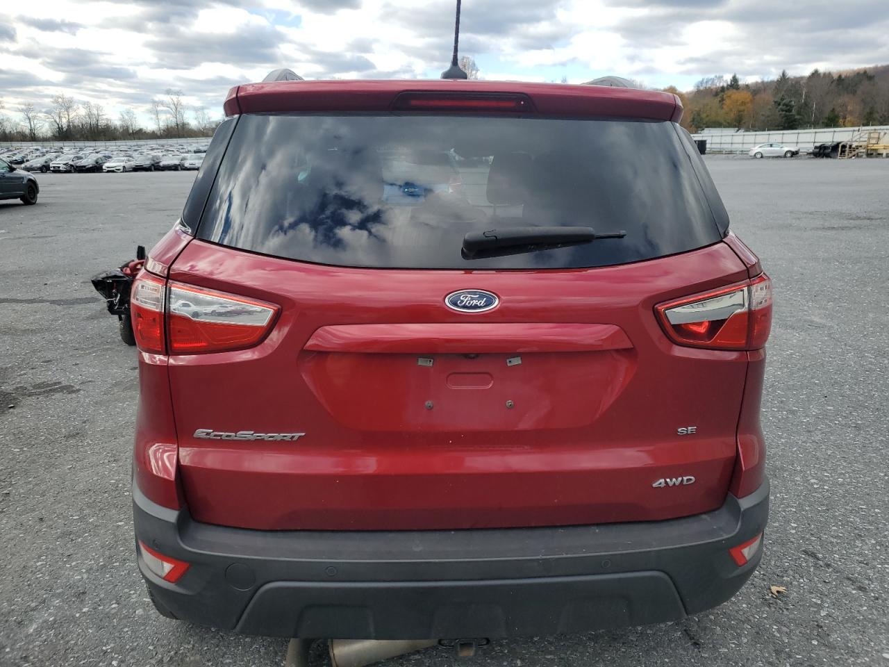 2019 Ford Ecosport Se VIN: MAJ6S3GL1KC258668 Lot: 92585415