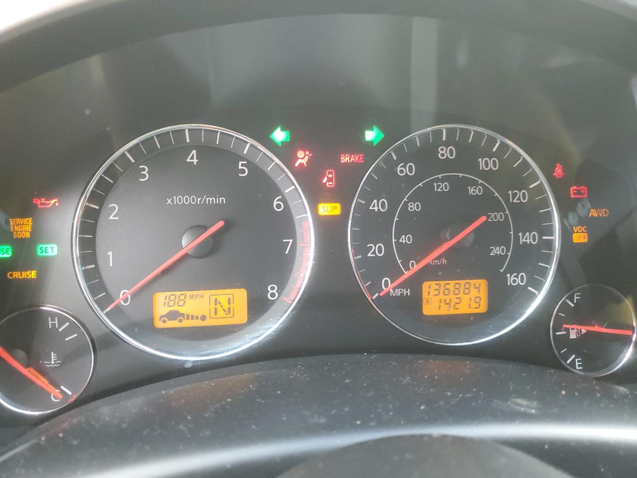 2005 Infiniti Fx35 VIN: 212496 Lot: 93771275