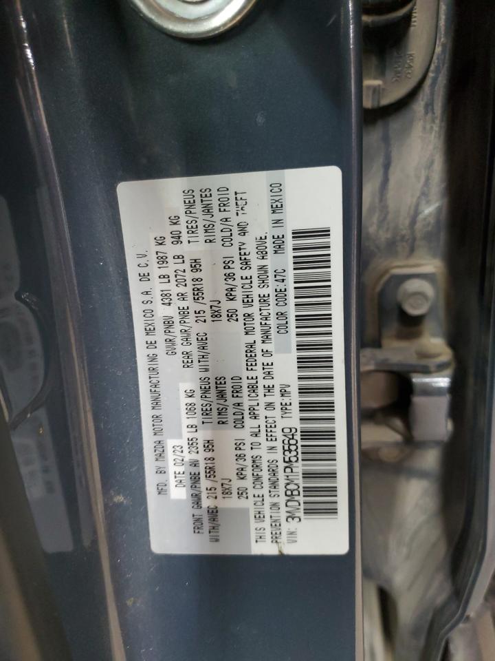 2023 Mazda Cx-30 Preferred VIN: 3MVDMBCM1PM535649 Lot: 93600805