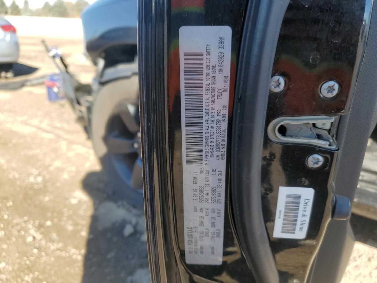 2018 Ram 1500 St VIN: 1C6RR7FT0JS301792 Lot: 90760915