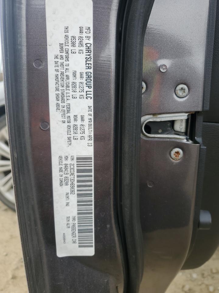 2013 Chrysler 300C VIN: 2C3CCAET3DH690362 Lot: 93041995