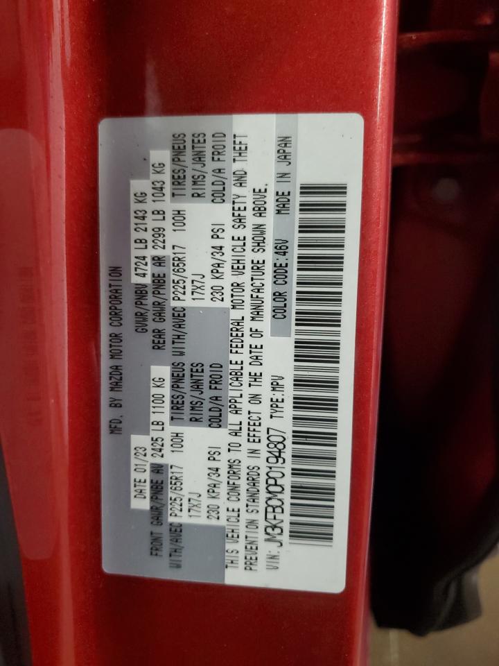 2023 Mazda Cx-5 Preferred VIN: JM3KFBCM0P0194807 Lot: 93414805